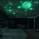 thumbnail image 3 of 5sheets/set Self Adhesive Fluorescent Stickers, Luminous Moon Glow Stars Wall Decor For Kids, Wall Room Diy Creative Wall Stickers (total444pcs), 3 of 3