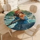 thumbnail image 4 of Paddington theme Fitted Round Tablecloths Elastic Edged Table Covers Waterproof Table Cloth For Kitchen Holiday Party Tables Decor 120cm, 4 of 6