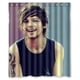 thumbnail image 1 of Cortina de ducha One Direction Louis Tomlinson, juego de cortinas de baño con ganchos, tamaño 60 x 72 pulgadas, 1 of 3