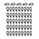 thumbnail image 4 of 50 Piezas De Clips Para Luces Navideñas, Ganchos Para Luces De Cadena Para Cubierta, Festival, Rama De árbol, Color Negro, 4 of 5