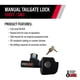 thumbnail image 3 of Bloqueo De Portón Trasero Manual Pl1100 Para Chevy Silverado Y Gmc Sierra 1999 2007, 3 of 7
