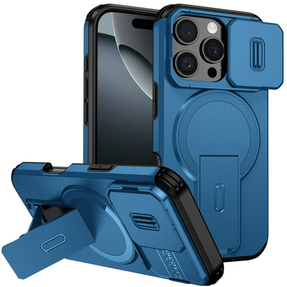 Funda FOXDOCK para iPhone 16 Pro Max – Magnética Antigolpes con Soporte y Protección Doble