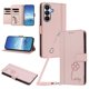 thumbnail image 1 of Funda Cartera Trébol para Samsung Galaxy S26 Plus con Ranuras Tarjetas y Carga Inalámbrica Rosa, 1 of 6