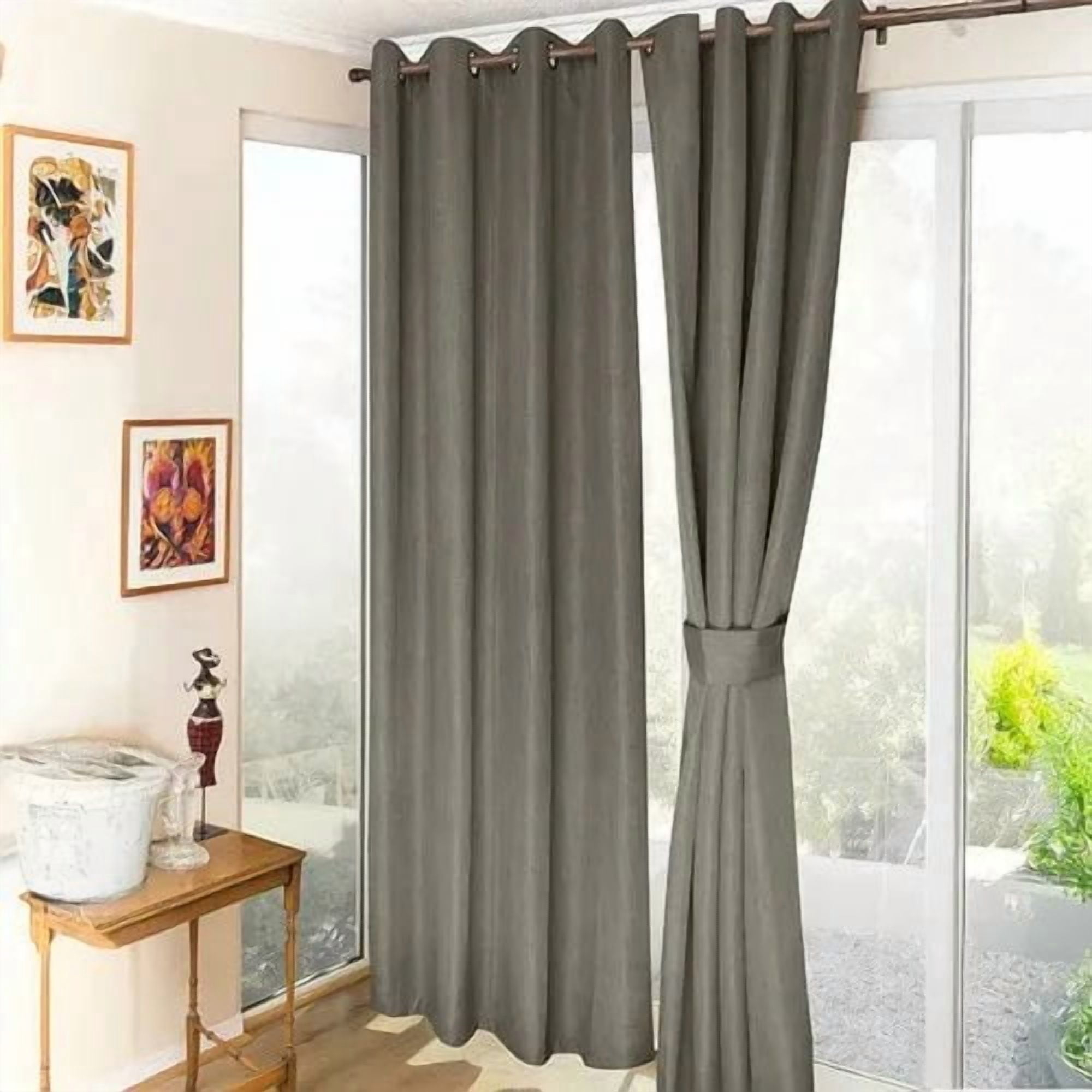 Damelo - Juego De Cortinas Térmicas Blackout 4 Piezas De Poliéster