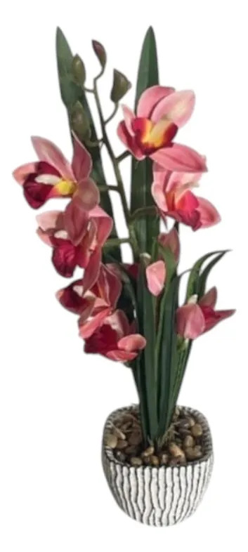 Genérico - Planta Decorativa Artificial Diseño Orquídea Elegante Jhn