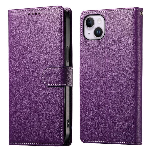 Funda Para Iphone 14 Plus – Cuero Premium, 3 Ranuras Para Tarjetas, Protección Contra Impactos