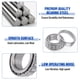thumbnail image 3 of Kit de Rodamientos para Eje de Remolque Racewill D42 Spindle 5200-7000 lb, 3 of 7