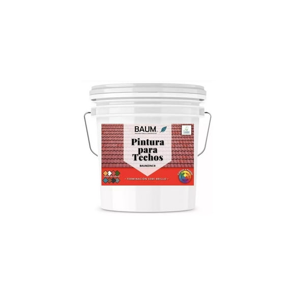 Pintura Para Techo “rojo Colonial” (galon 4 L)