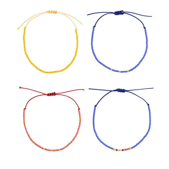 Pack Pulseras Umi Plata bañada en Oro multicolor