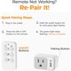 thumbnail image 2 of Enchufe TESSAN con control remoto, 10 A, 125 V, 1250 W, 2 of 3