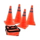 thumbnail image 1 of 4 conos de estacionamiento reflectantes plegables de 45 cm para carretera, conos de advertencia versátiles para emergencias en la carretera durante la, 1 of 5
