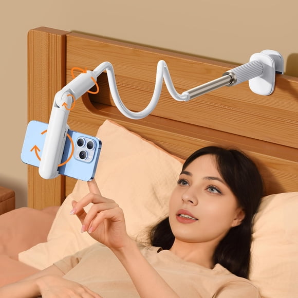 Soporte para teléfono HIYJEN de cuello de cisne 110 cm para cama y escritorio