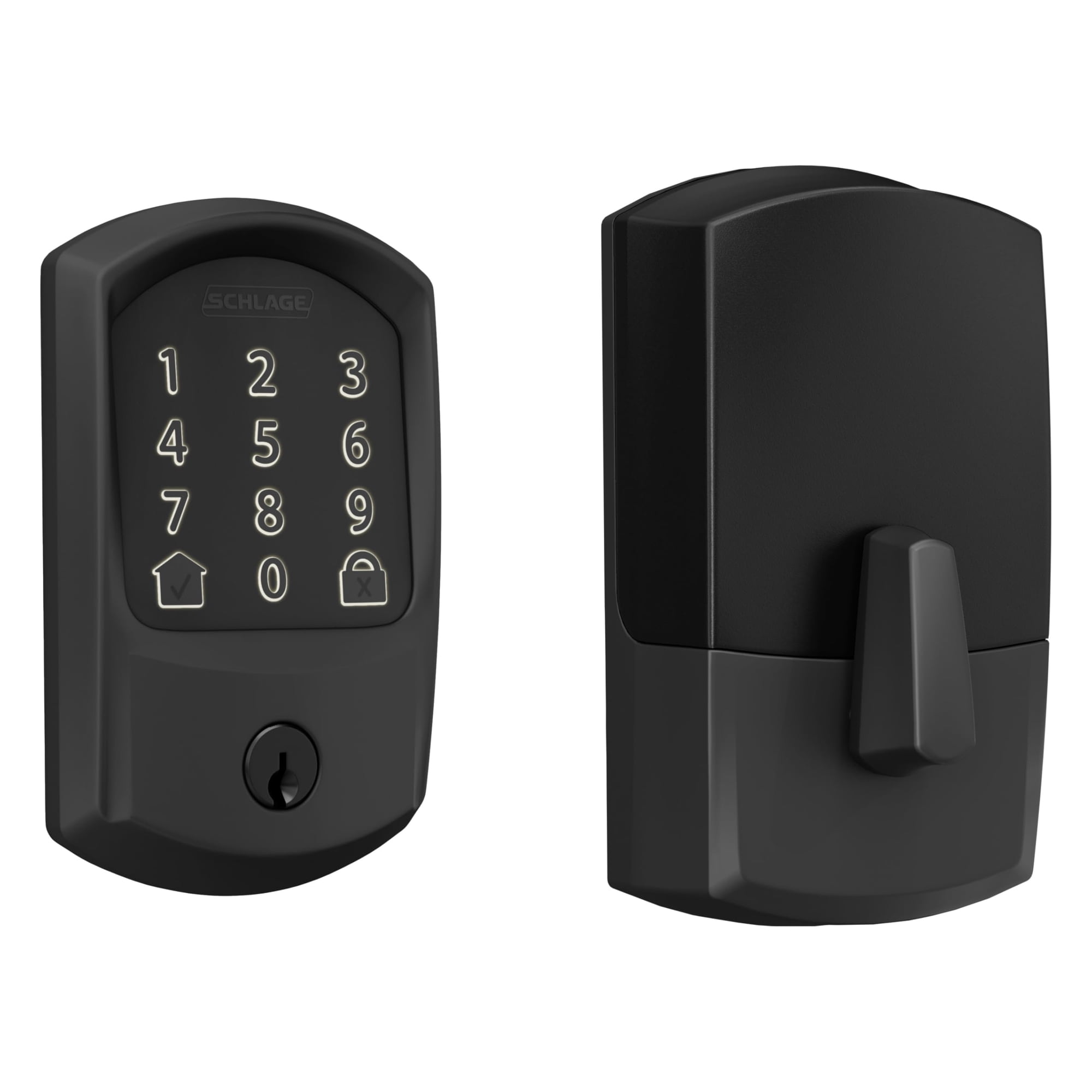 Smart Lock Schlage Be489wb Grw 622 Encode Wifi Negro Mate