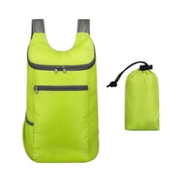 Ioensy - Mochila Al Aire Libre Bolso De Hombro Plegable Mochila Para Caminar Camping Senderismo Verde