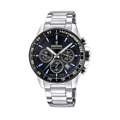 Reloj F20560/5 Festina Negro Hombre Timeless Chronograph