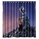thumbnail image 1 of Cortina de ducha Wall-E, juego de cortinas de baño con ganchos, tamaño 66 x 72 pulgadas, 1 of 3