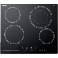 Summit Appliance - Parrilla Eléctrica Summit Cr4B23T5B 24"" 4 Quemadores 230V