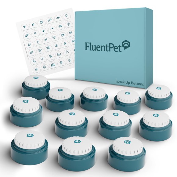 Botones para mascotas FluentPet 12 unidades grabables para entrenamiento