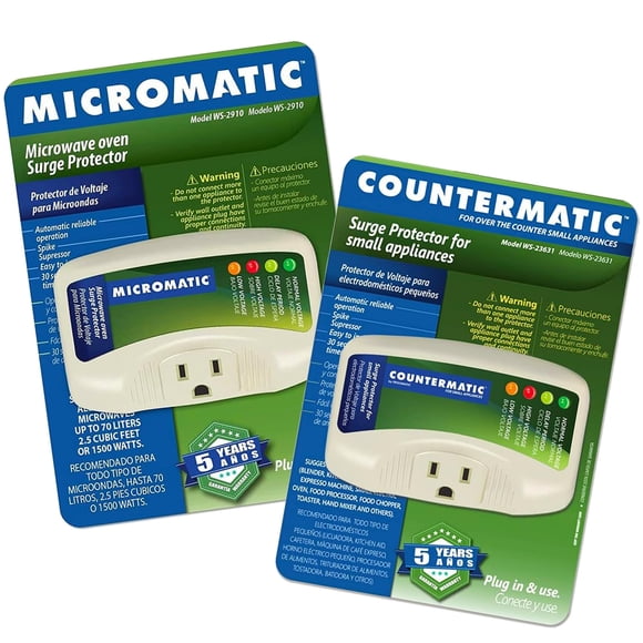 Combo de protector electrónico de voltaje y sobretensión para microondas