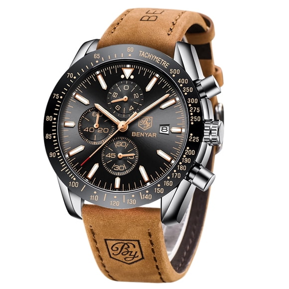 Watch BY BENYAR BY-5140 Cronógrafo analógico de cuarzo para hombre