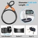 thumbnail image 5 of Candado para bicicleta Weogine con arco de 18 mm y cable de acero de 1,5 m, 5 of 8
