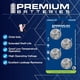 thumbnail image 3 of Batería Premium CR2016 de litio tipo moneda de 3 V, 90 mAh (paquete de 4), 3 of 7