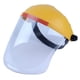 thumbnail image 3 of Tocado Seguridad Soldadura Protector Facial Antipolvo A Prueba De Salpicaduras Amarillo + Blanco, 3 of 5
