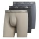 thumbnail image 1 of Calzoncillos tipo bóxer adidas de microfibra para hombre, paquete de 3 unidades, Wonder Beige, 1 of 3