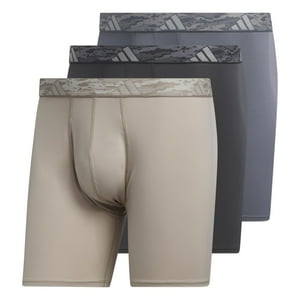Calzoncillos Tipo Bóxer Adidas De Microfibra Para Hombre, Paquete De 3 Unidades, Wonder Beige