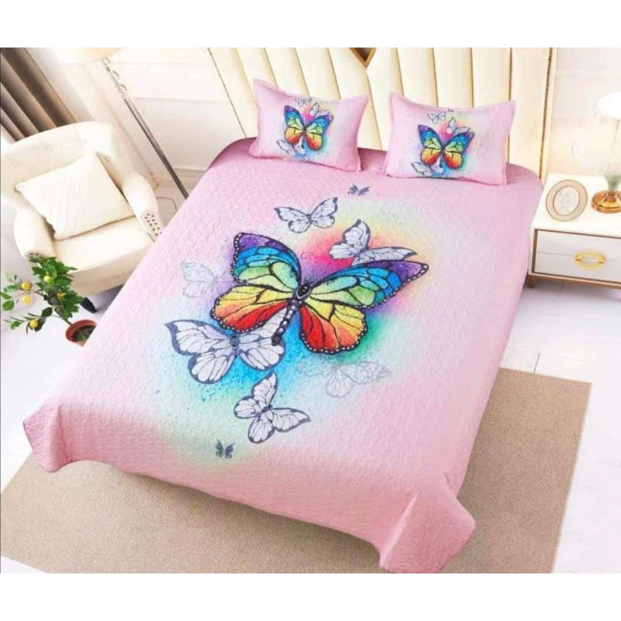 Todo Hogar Santiago De Chile - Cubrecama De Microfibra Estampado 2 Plazas - 58