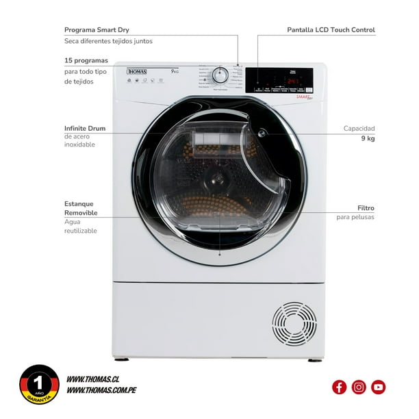 Secadora Eléctrica Secadoras De Ropa En Oferta Lider Secadora