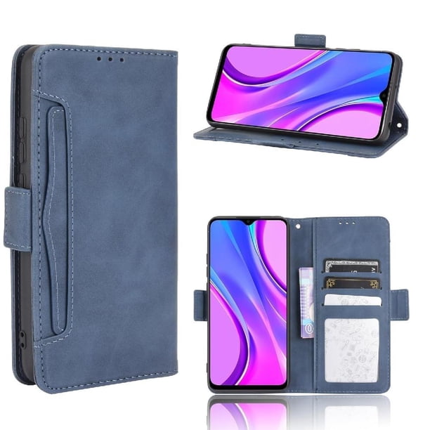 Funda Cartera Magnética para Xiaomi Redmi 10A- Tarjetero Desmontable, Cuero PU, Soporte