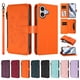 thumbnail image 3 of Funda Cartera Mariposa para [iPhone 17] con Soporte y Cremallera Naranja, 3 of 6