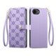 thumbnail image 1 of Funda Billetera con Cierre para [iphone 16E] con Tarjetero, Soporte y Correa de ManoMorado, 1 of 5