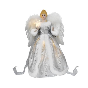 Bothyi - Figura De Ángel Navideño En La Copa Del Árbol Para Festivales, Hogar Y Interiores.