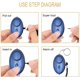 thumbnail image 4 of Alarma personal KOSIN Safe Sound 145 dB con luces LED, paquete de 3, 4 of 6