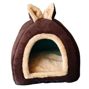 Ioensy - Cama Para Animales Pequeños, Jaula Cálida Para Conejos, Nido Para Chinchilla, Ardilla, Erizo M