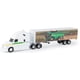 thumbnail image 1 of John Deere Semi Freightliner a escala 1:64 con remolque de cosechadora X9, 1 of 1