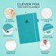 thumbnail image 2 of Planificador Clever Fox B5 Turquesa para Escuela y Educación en Casa, 2 of 6