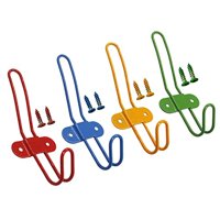 Ganchos De Pared Zagxuade Soporte De Ganchos Para Colgar Toallas Ropa Abrigos Sombreros Paraguas Mochilas