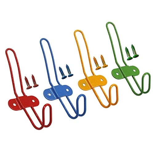 Ganchos De Pared Zagxuade Soporte De Ganchos Para Colgar Toallas Ropa Abrigos Sombreros Paraguas Mochilas