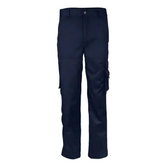 Pantalon Cargo Gabardina Azul Marino Talla L