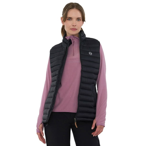 Parka Outdoor Mujer Sin Mangas Negro Corona