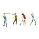 thumbnail image 5 of 4 Figuras De Golfista En Miniatura A Escala 1:64, Adornos Pintados, Modelo De Personas Diminutas Sin Bolsa, 5 of 5