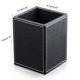 thumbnail image 3 of Organizador de escritorio negro de cuero PU KINGFOM 12 cm, 3 of 9