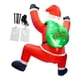 thumbnail image 3 of Inflable Navideño Colgante De Papá Noel De 6 Pies, Decoración Navideña, Accesorios Para Fotos Navideñas, Estilo A, 3 of 5