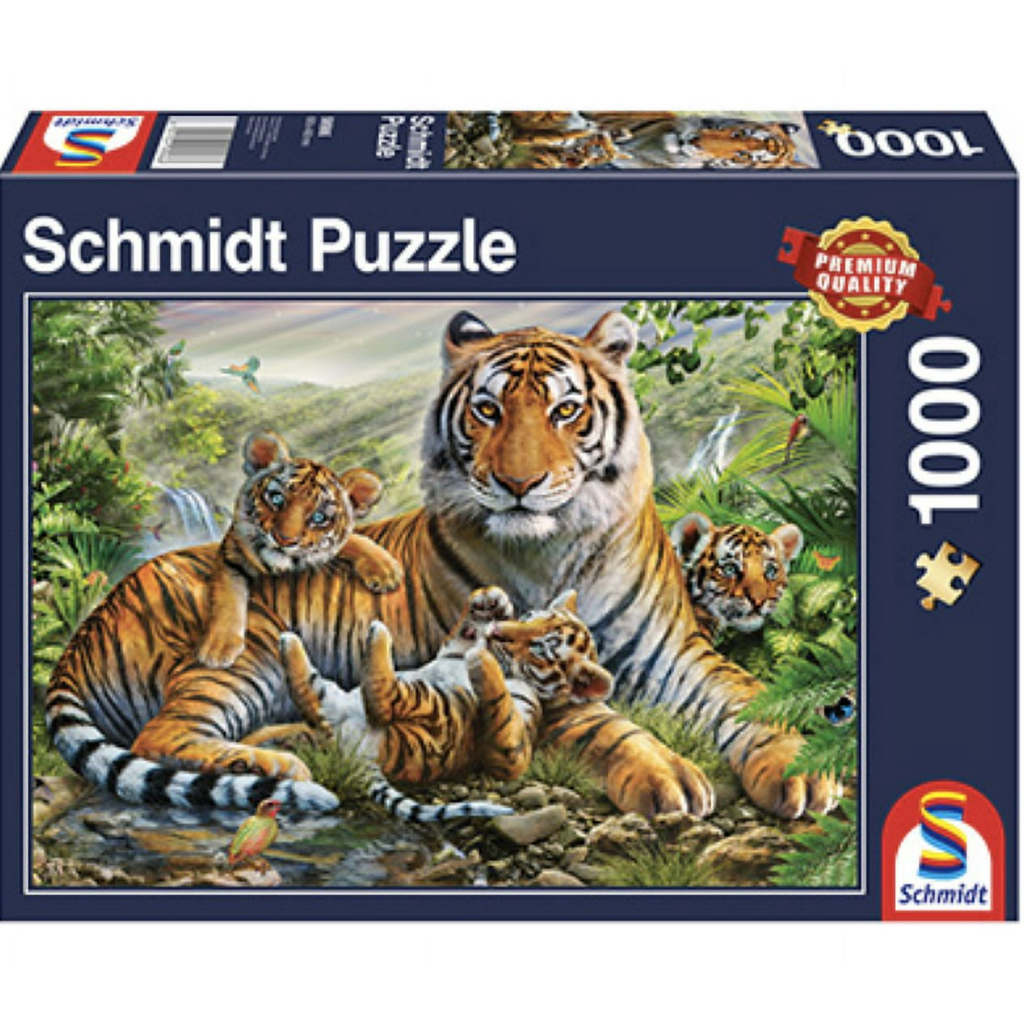 Schmidt - Puzzle 1.000 Piezas Tigres