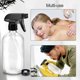 thumbnail image 3 of Botella rociadora de vidrio Worldgsb de 500 ml, recargable, con boquilla, transparente, 3 of 7