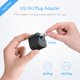 thumbnail image 2 of Adaptador de viaje BESTEK Convertidor de voltaje universal de 220 V a 110 V, 2 of 8