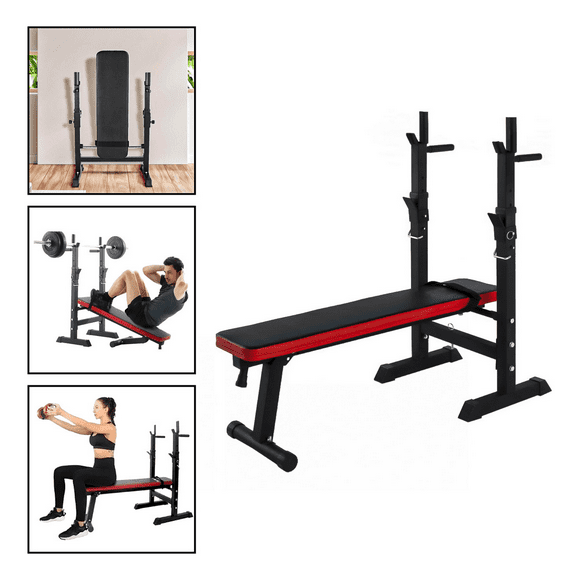 Press Banca Abdominal Reclinable Rack Pesas 5 Nivel Boomfit